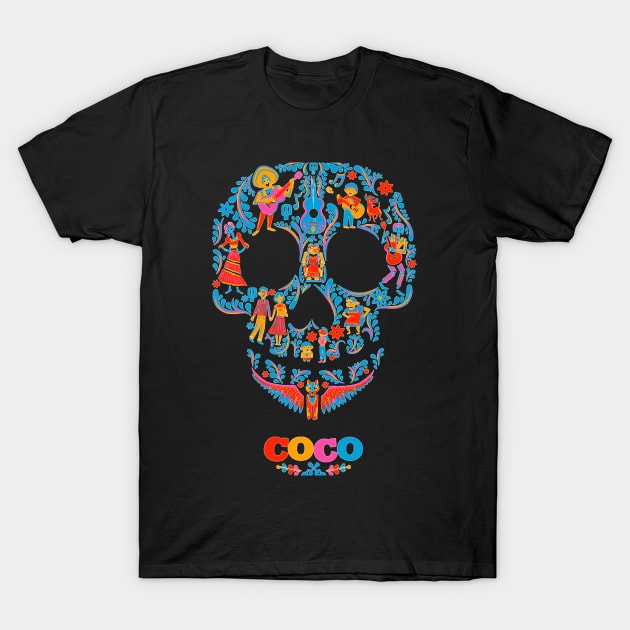 Halloween Coco T-Shirt by YA_MA_TA